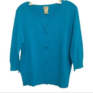 Nue Options Essentials Blue Sweater